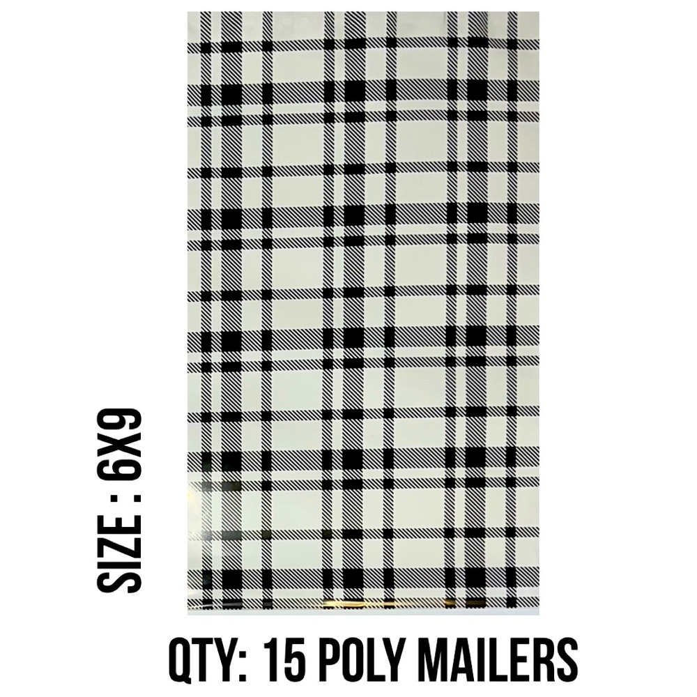 🍂6x9 Mailers PLAID 100% recyclable Sustainable Shipping Supplies BUNDLE TO SAVE